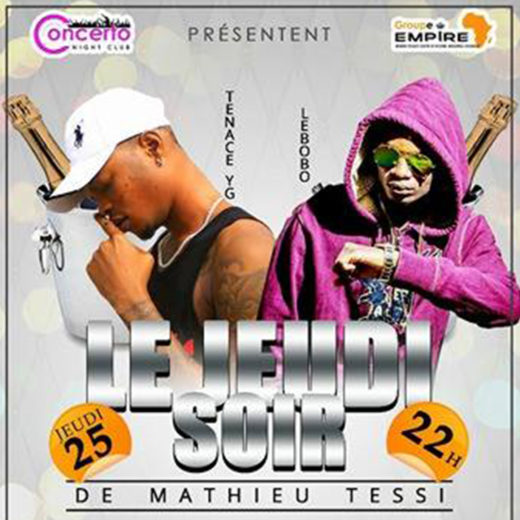 Tenace YG et Lebobo en showcase DJ Matew Concerto - Cotonou