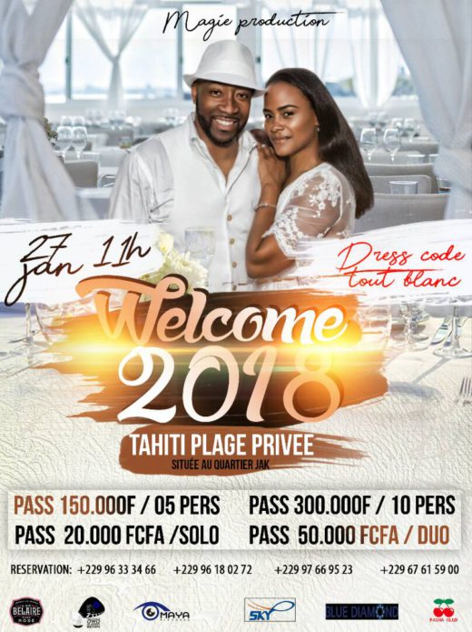 Welcome 2018 - TAHITI PLAGE PRIVEE