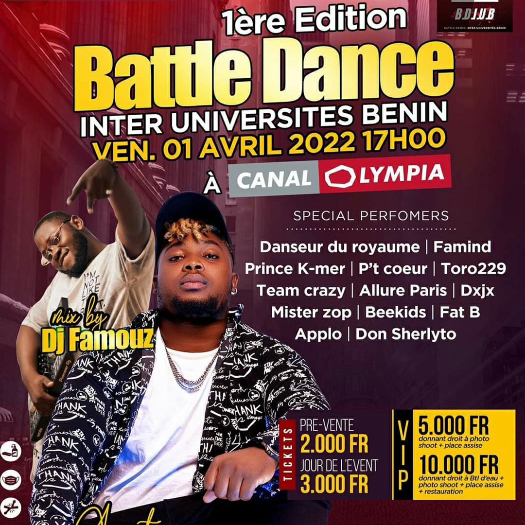 Battle Dance Inter Universites Bénin : 1ère édition